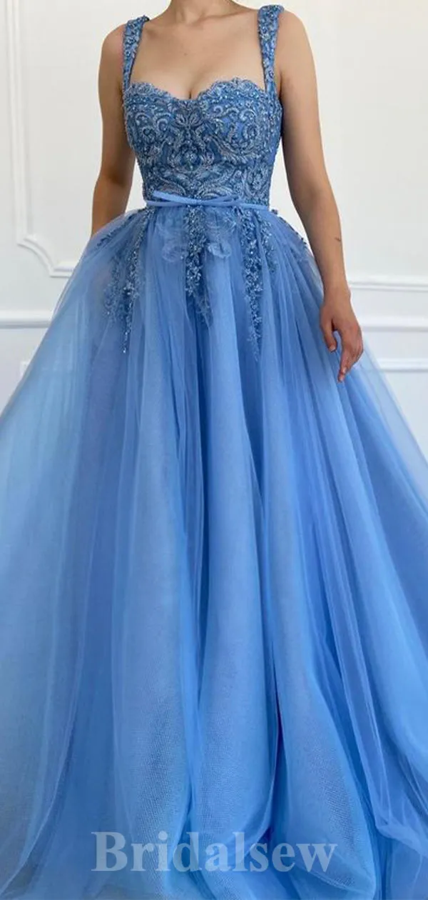 A-line Popular Sleeveless Elegant Long Women Evening Prom Dresses PD831