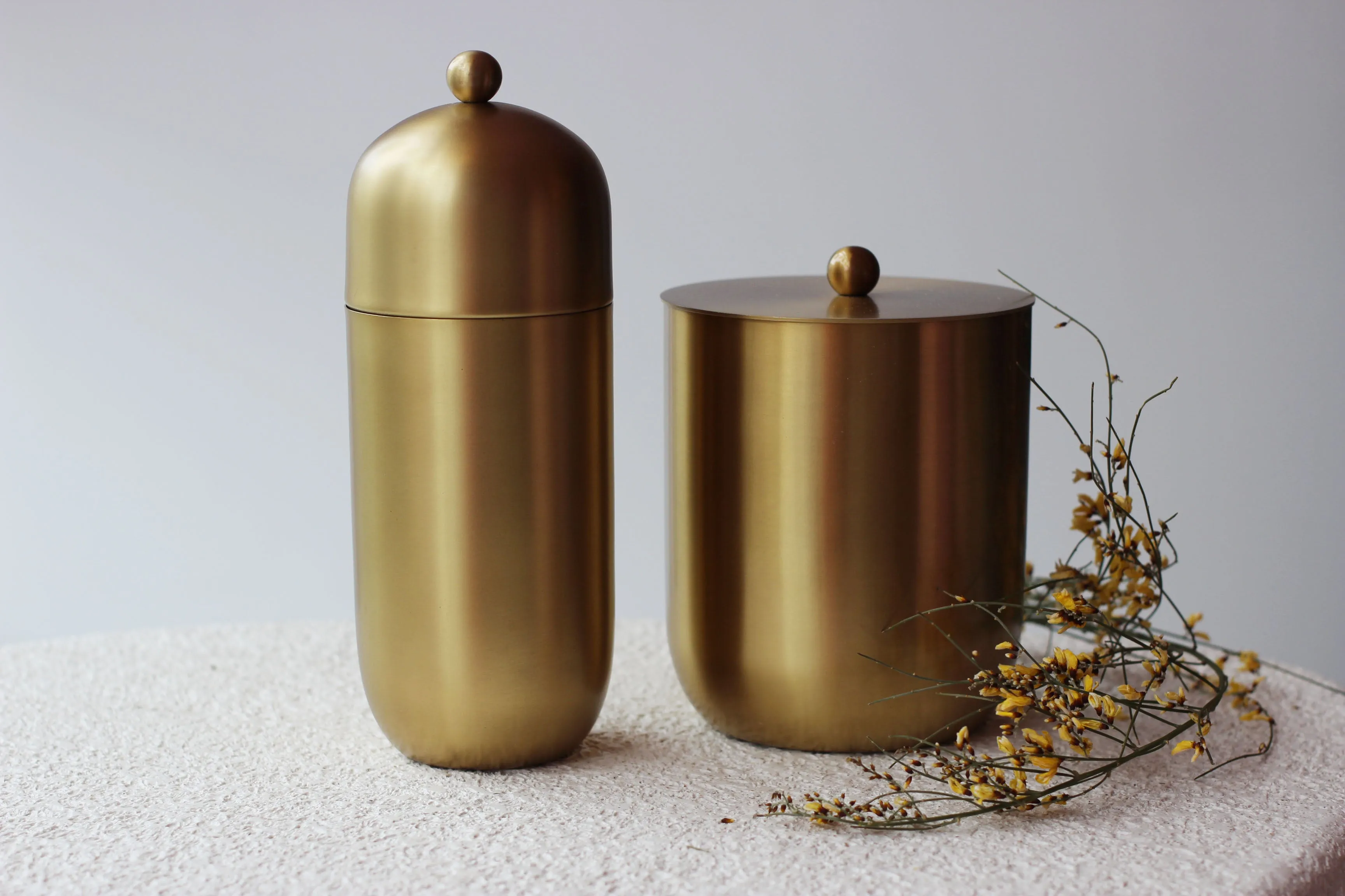 Alir Brass Cocktail Shaker