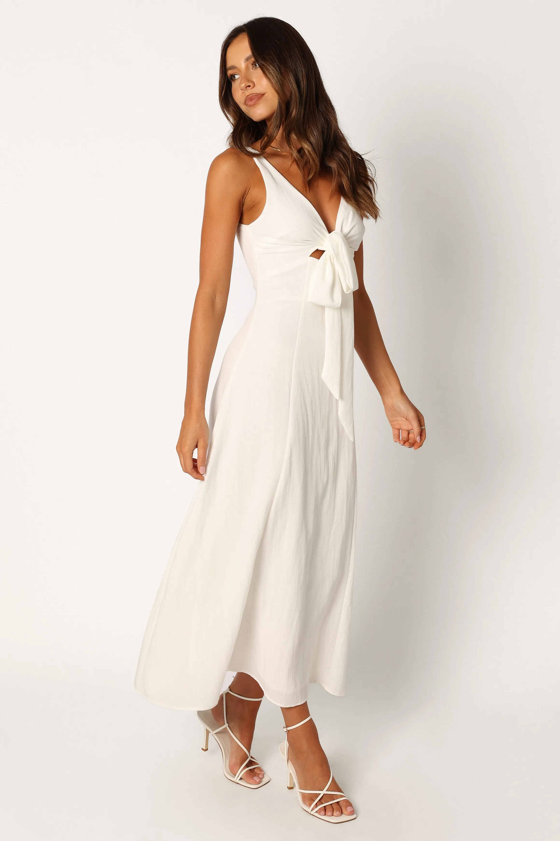 Archer Midi Dress - White