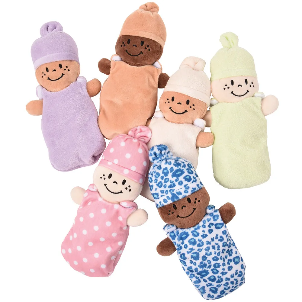 Basket of Babies | Six Soft, Diverse Dolls with Removable Dresses & Take-Along Basket