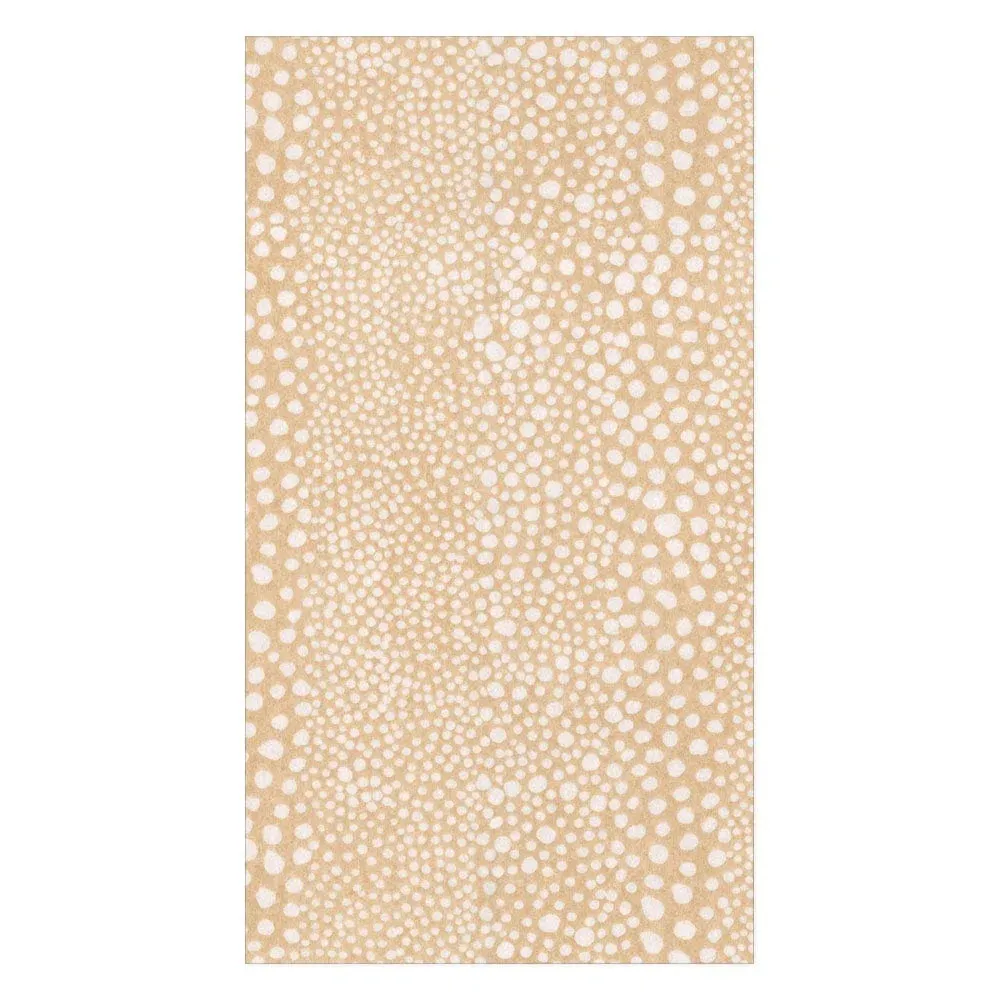 Beige Pebble Paper Linen Guest Towel Napkins