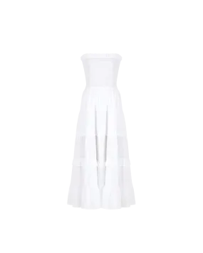 BIRD MAXI DRESS WHITE