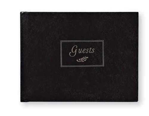 Black Guest Book