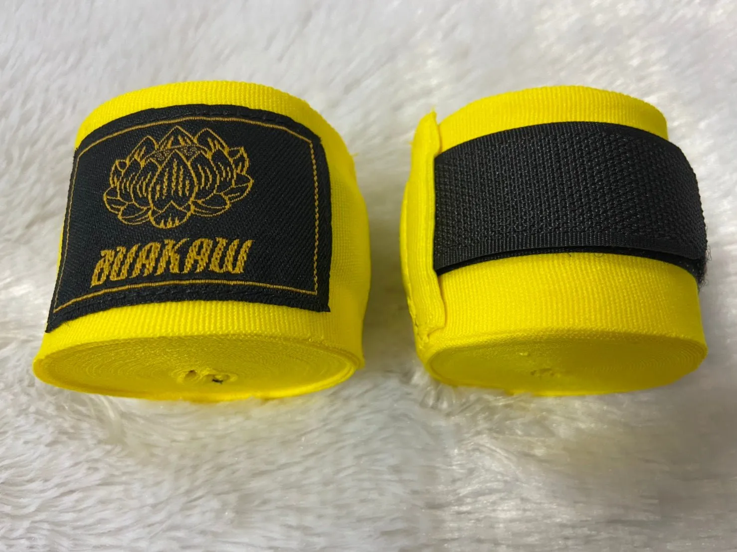 Buakaw Handwraps Yellow