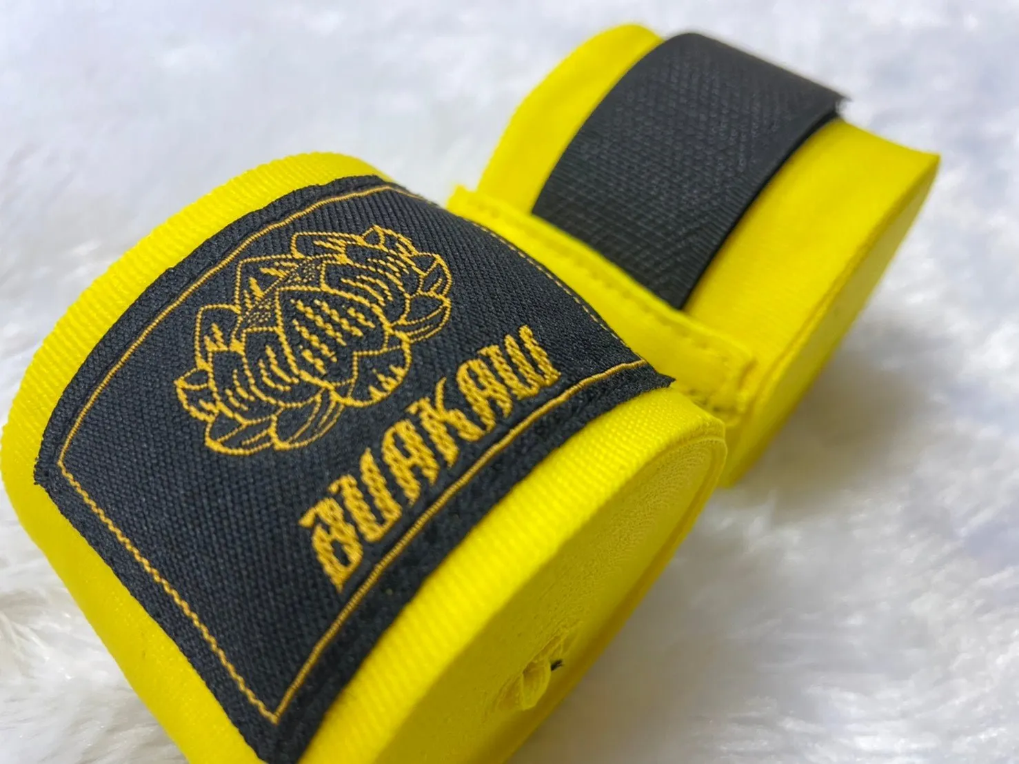 Buakaw Handwraps Yellow