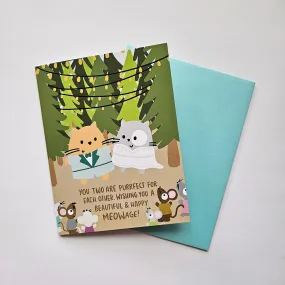 CAT WEDDING - Card