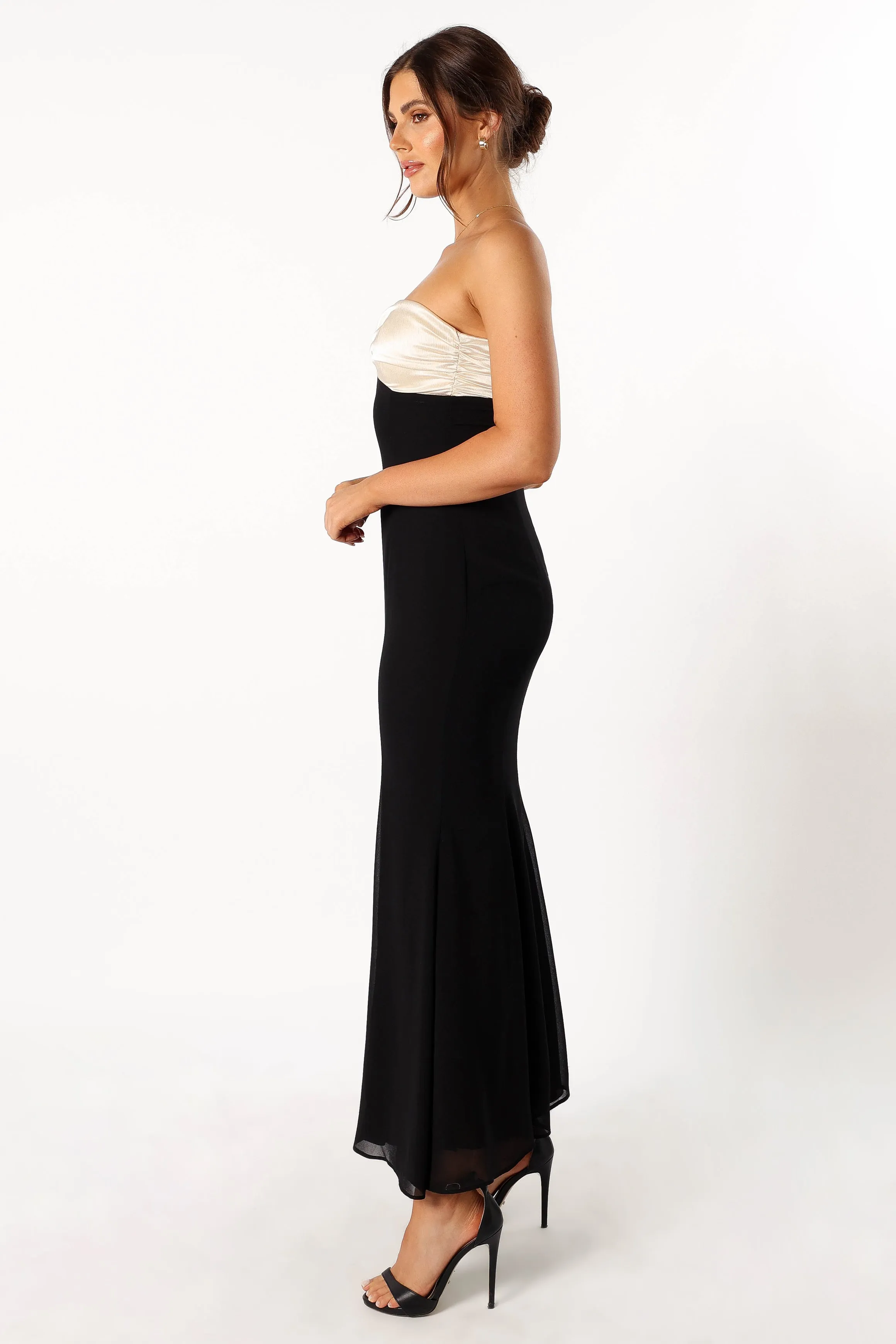 Cecilia Strapless Maxi Dress - Black