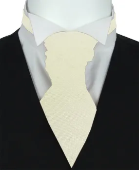 Champagne Ivory Shantung Wedding Cravats