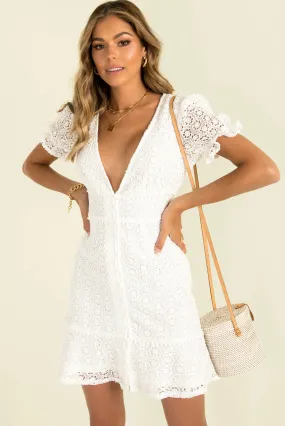 Claire Dress / White