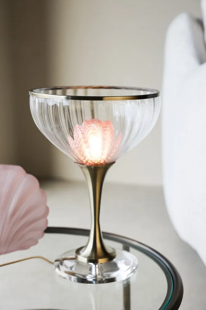 Cocktail Table Lamp