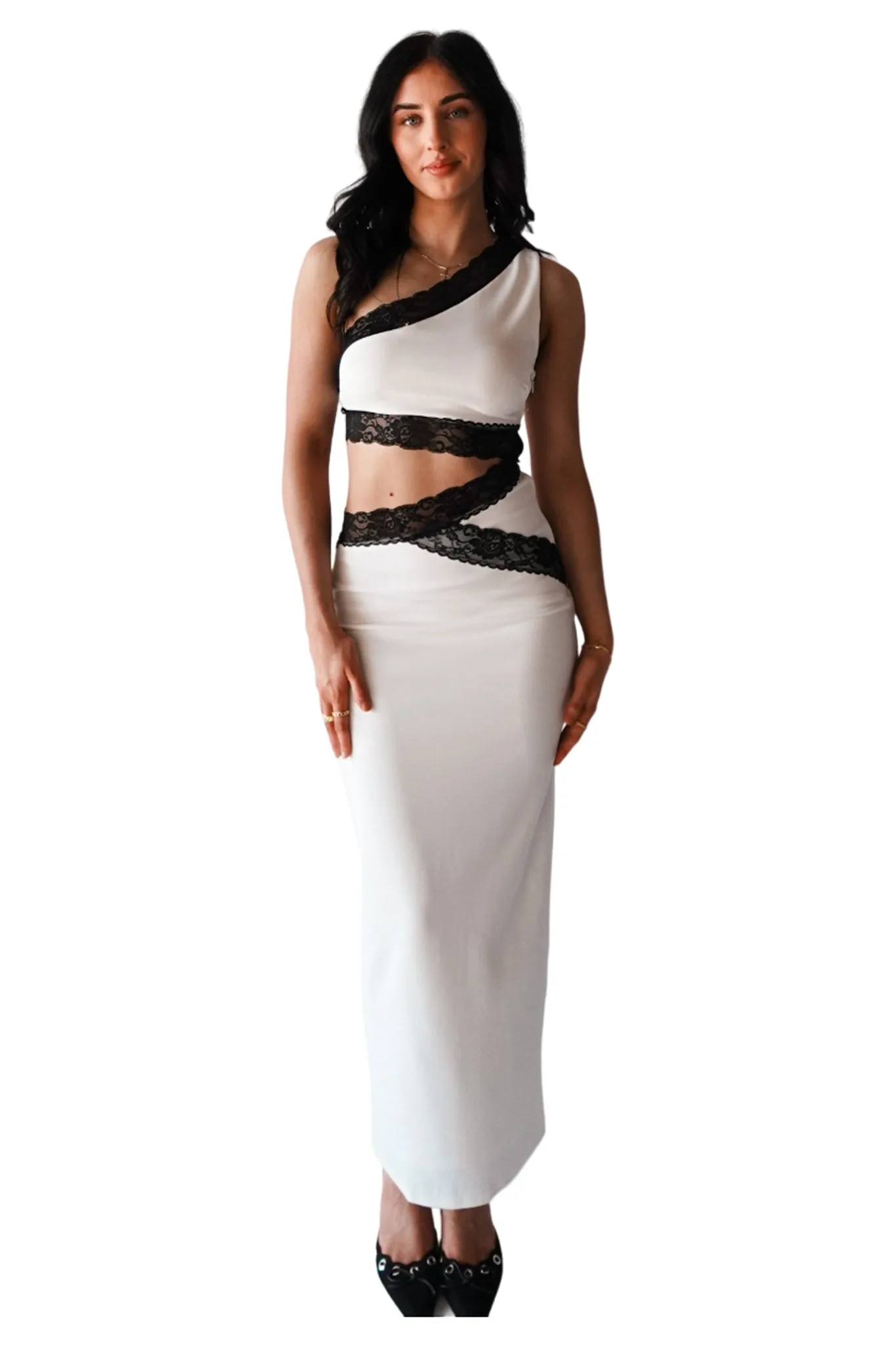 Demi Maxi Dress - White