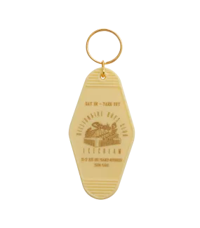 DINER KEYRING - YELLOW