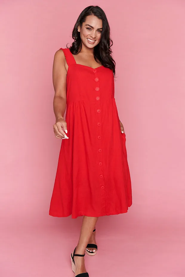 Eddie Red Dress