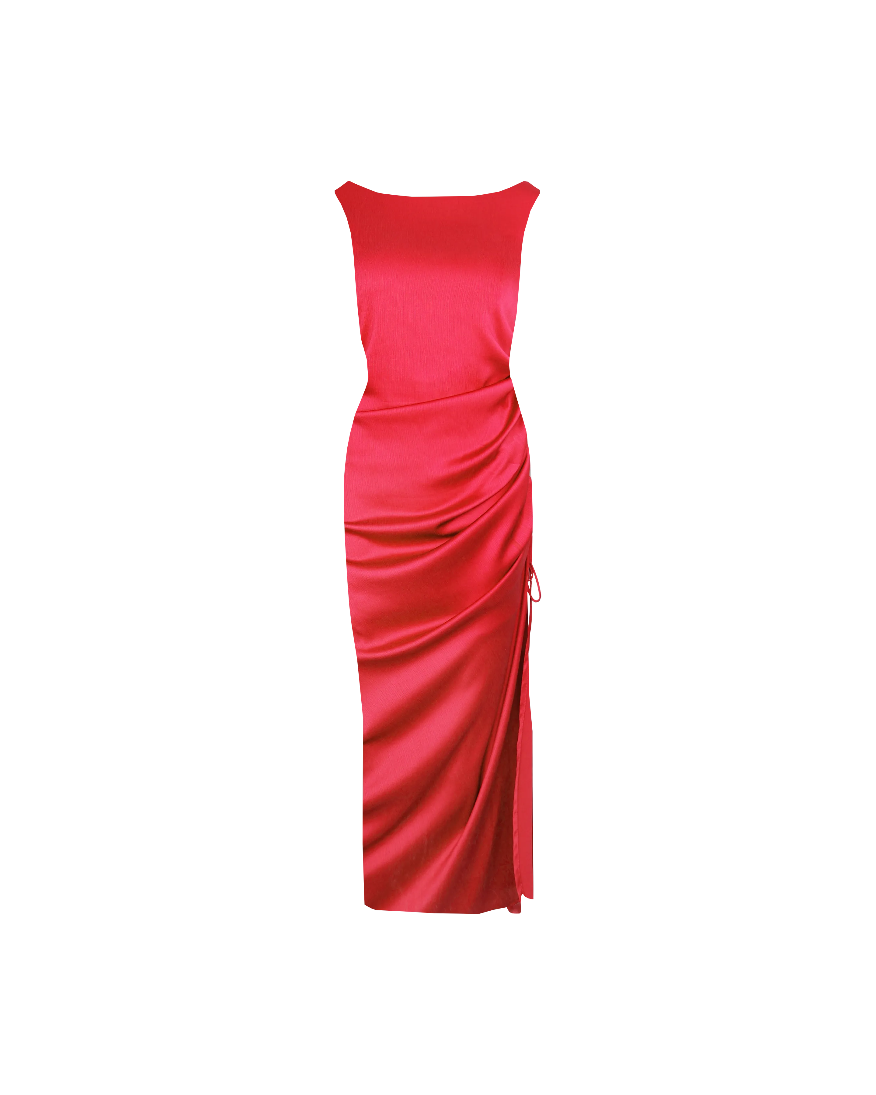 ERCOLINI MAXI DRESS LIPPY RED