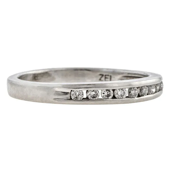 Estate Diamond Wedding Band Ring