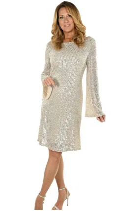 Frank Lyman Sequined Cocktail Dress - Style 234248