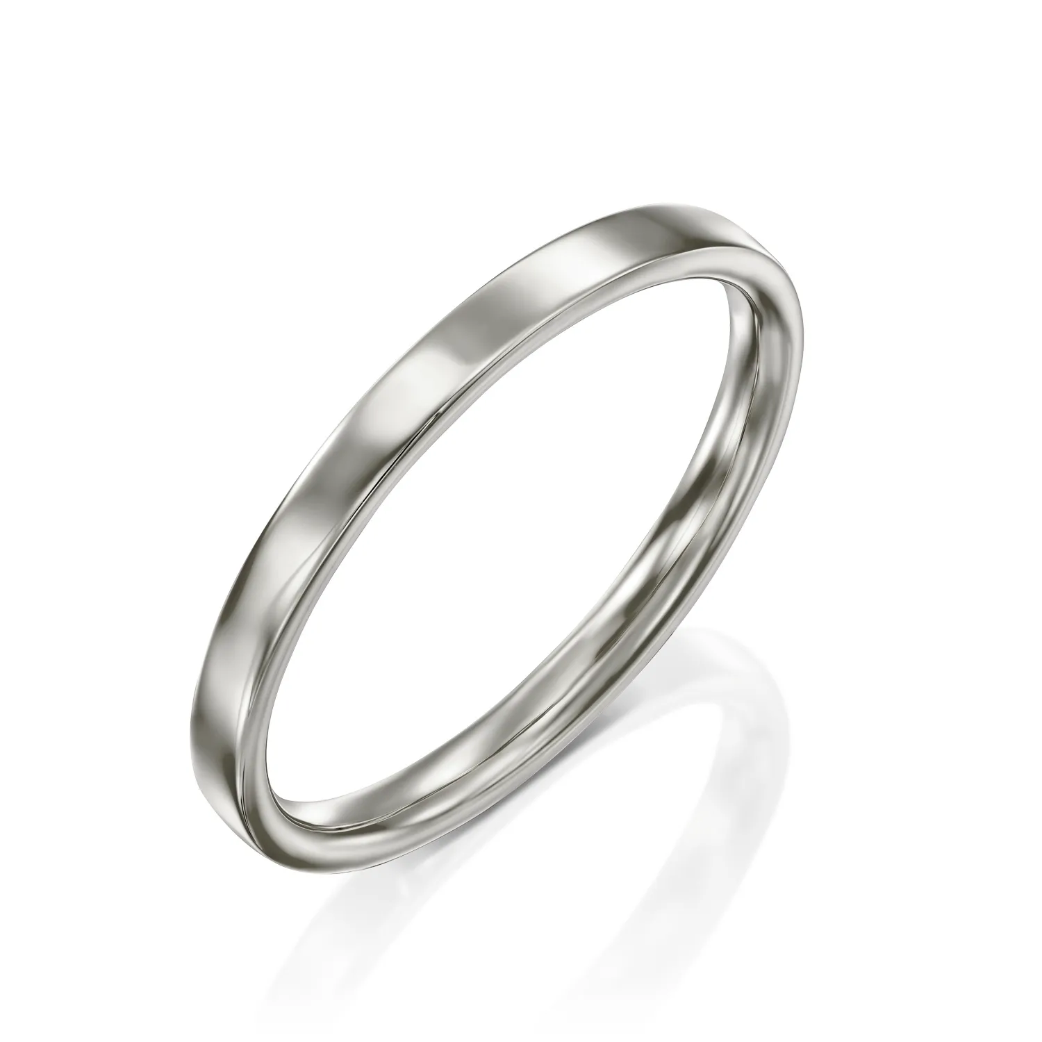 Frankie Gold Wedding Band - 2mm