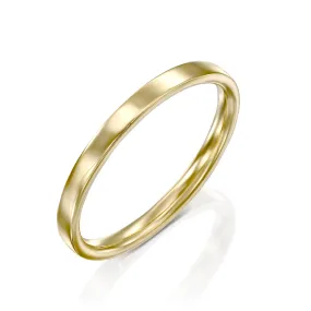 Frankie Gold Wedding Band - 2mm