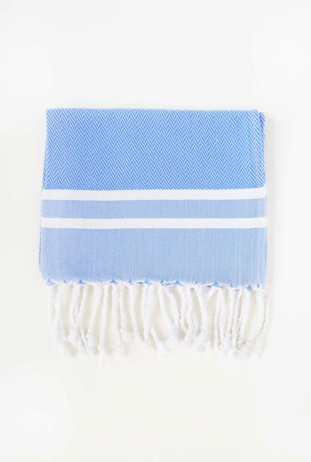 Herringbone Guest Towel Two Stripes - Final Sale 25% off