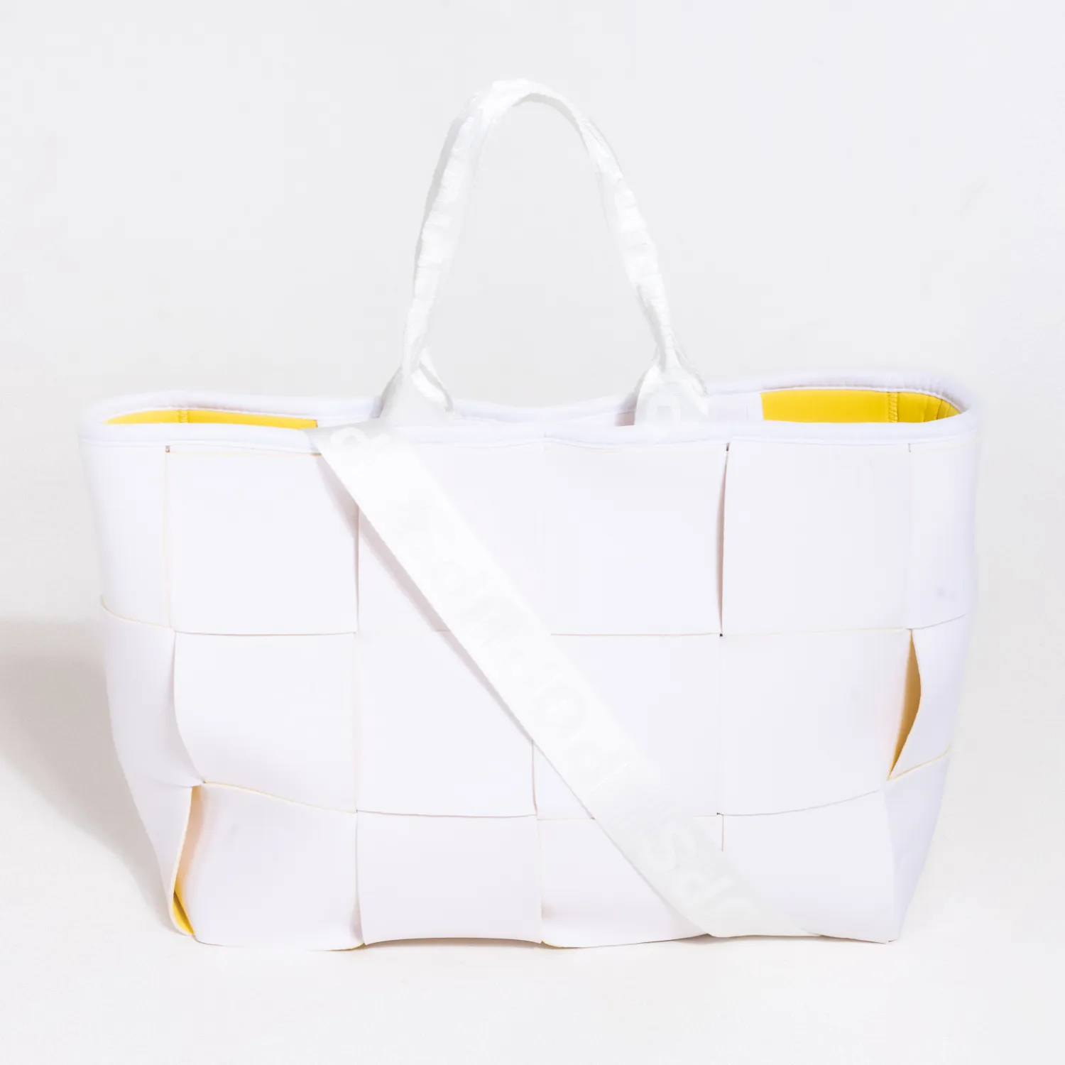 ICON TOTE WHITE YELLOW