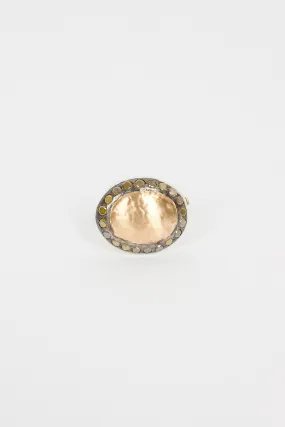 Jewel Ring Yellow Gold/Icy Yellow Diamond