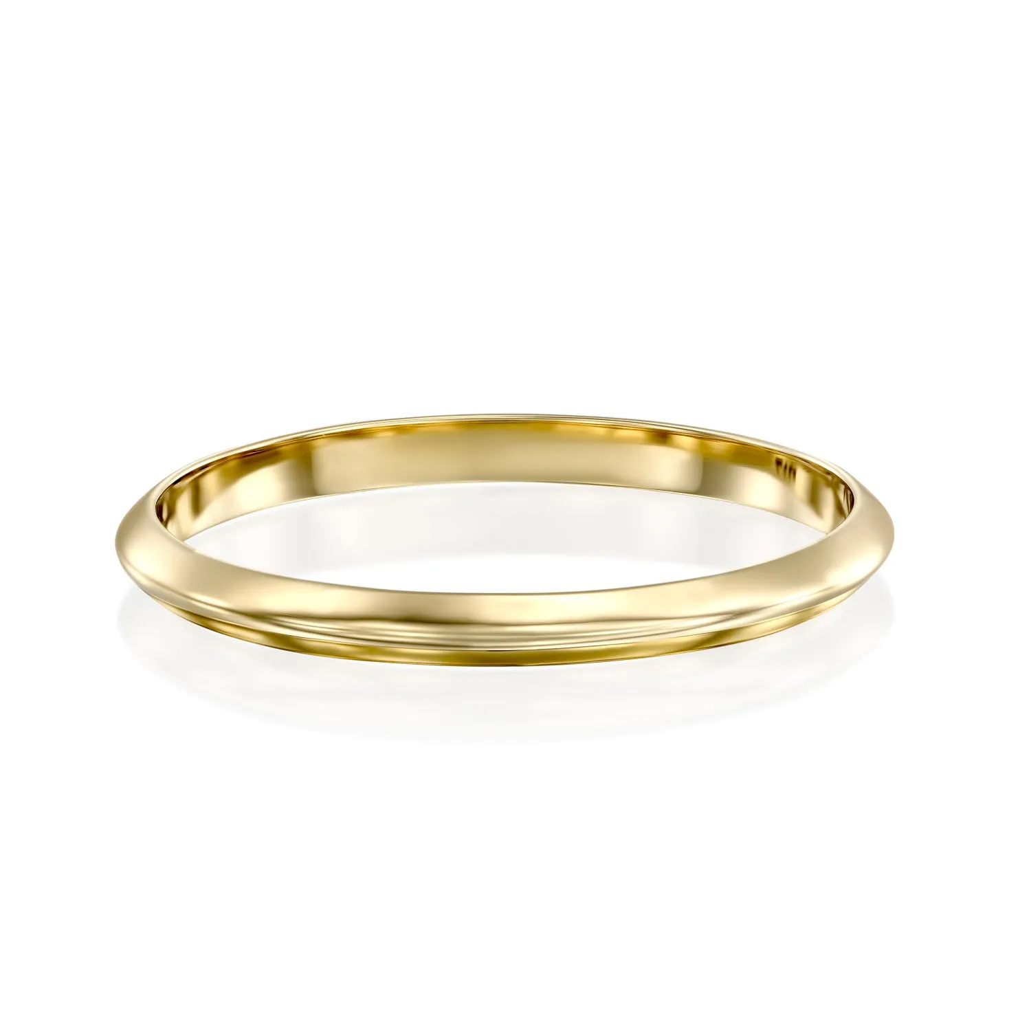 Jodie Gold Wedding Band - 2mm