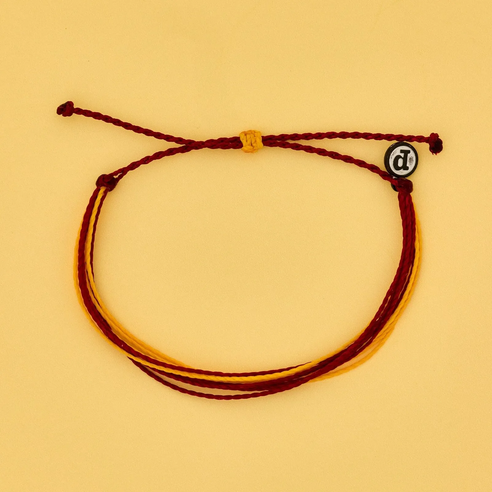 Maroon & Yellow Bracelet