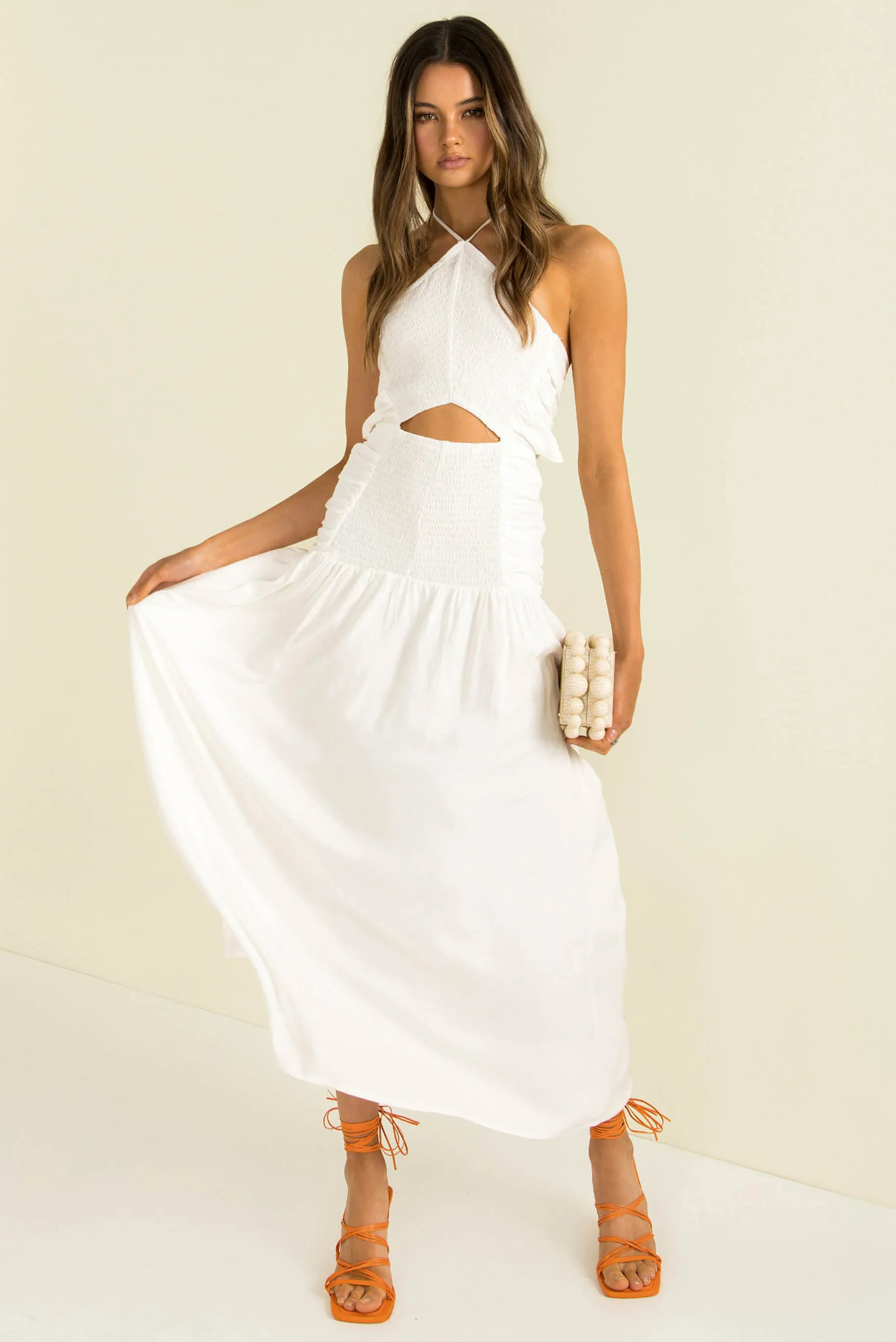 Mirage Dress / White