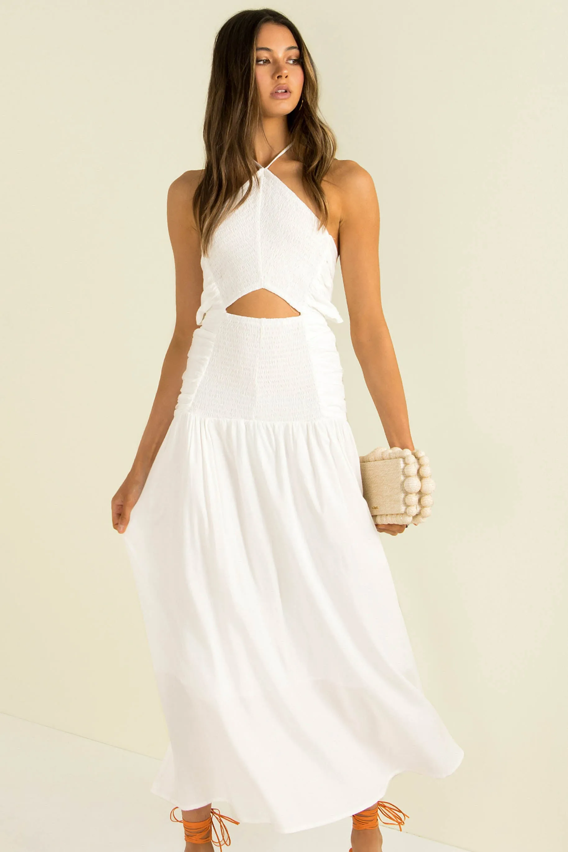 Mirage Dress / White