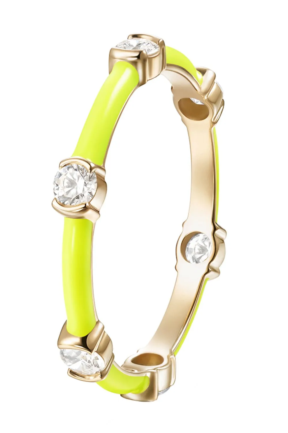 Neon Yellow Zea Ring