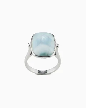 Ocean Stone Cocktail Ring - Larimar