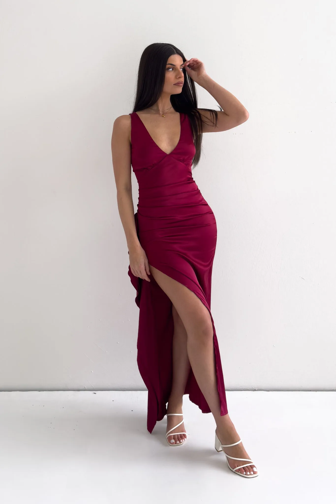 Olivia Maxi Dress - Red