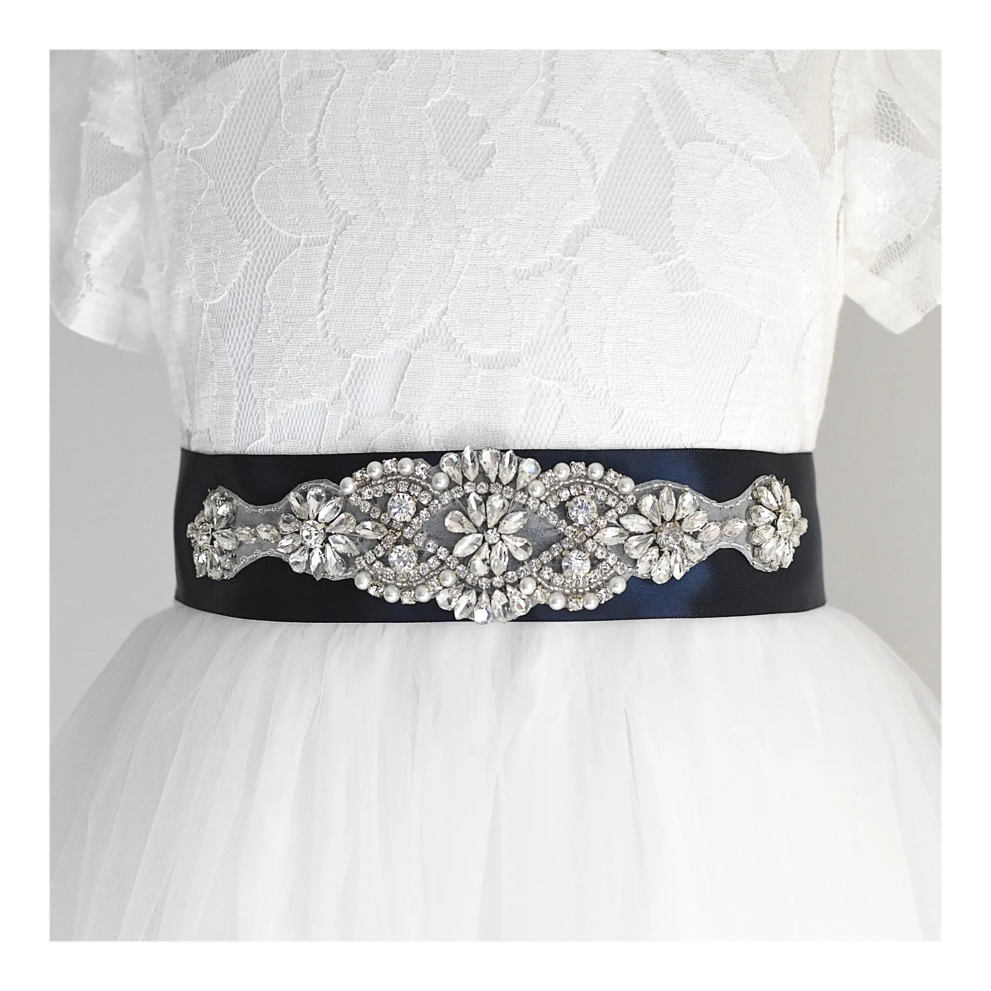 Rhinestone wedding belt - Style 035