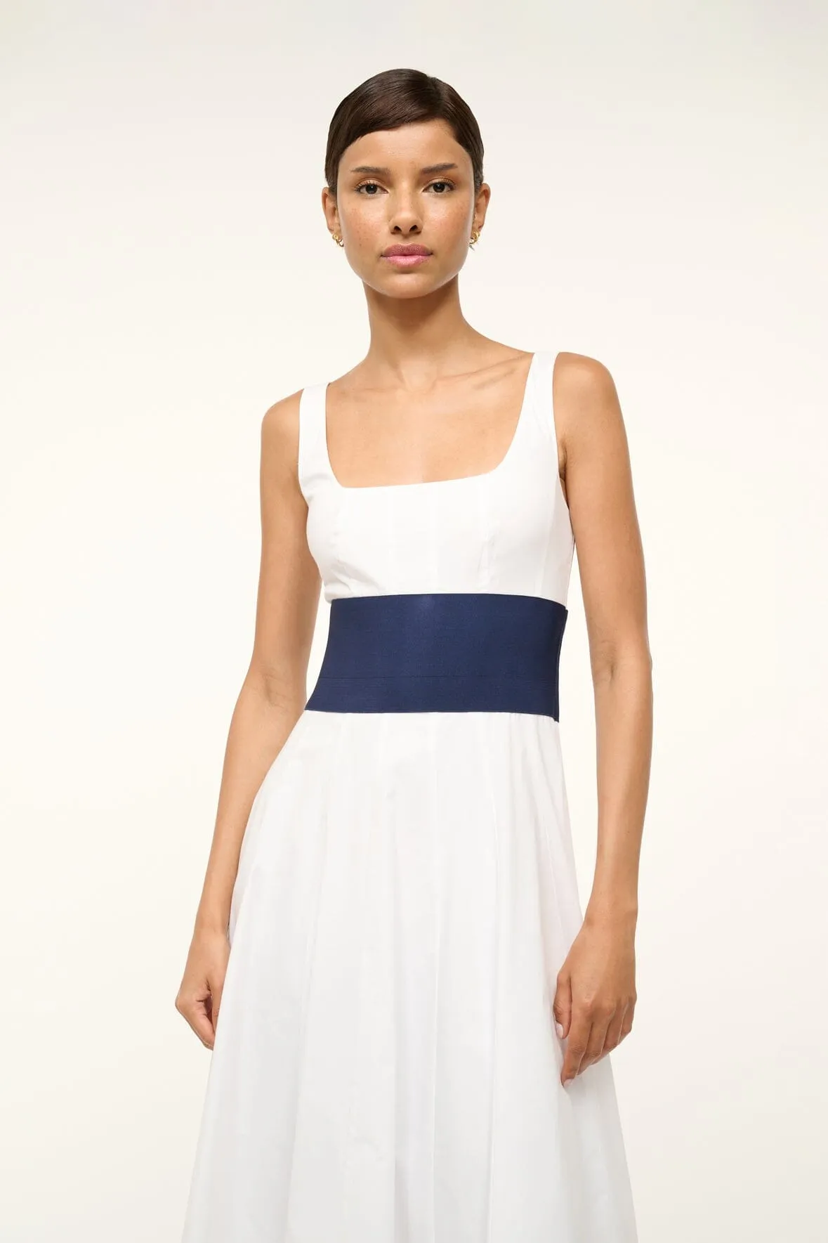 RIG DRESS | WHITE NAVY