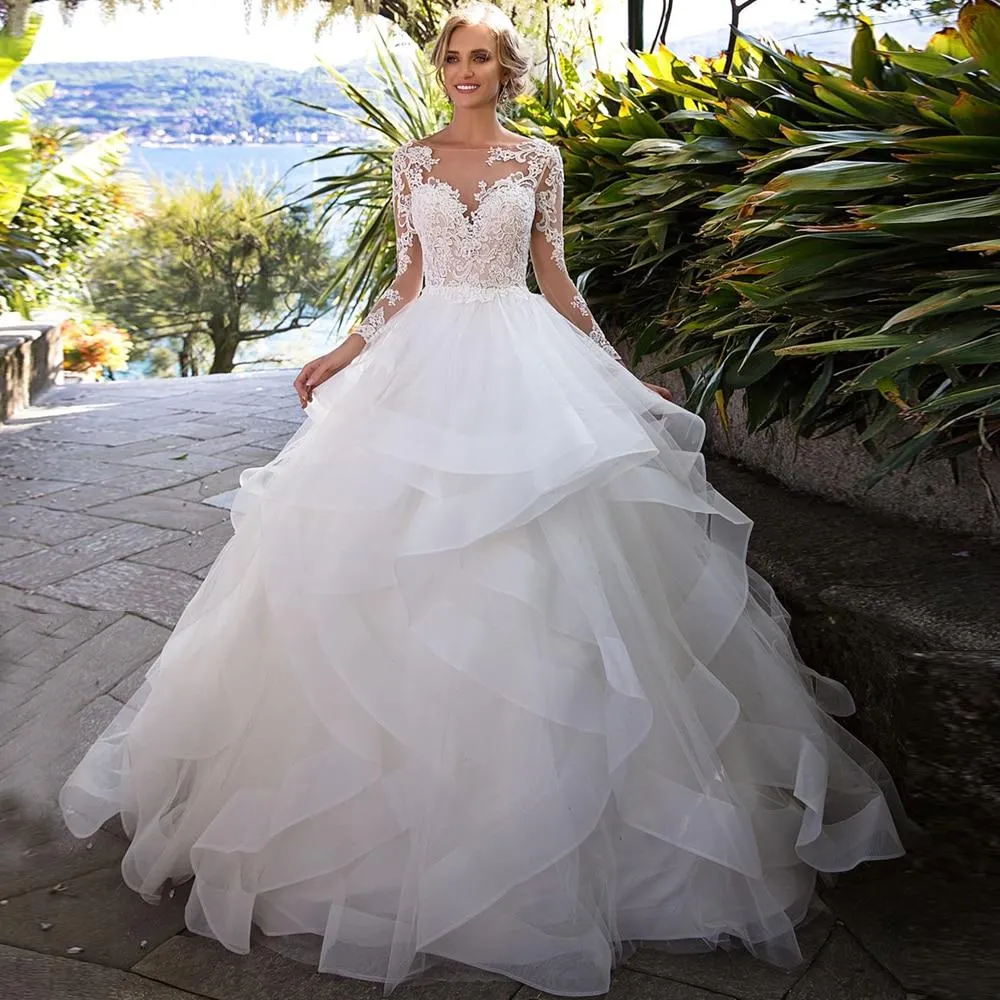 Royal Plunge Wedding Gown