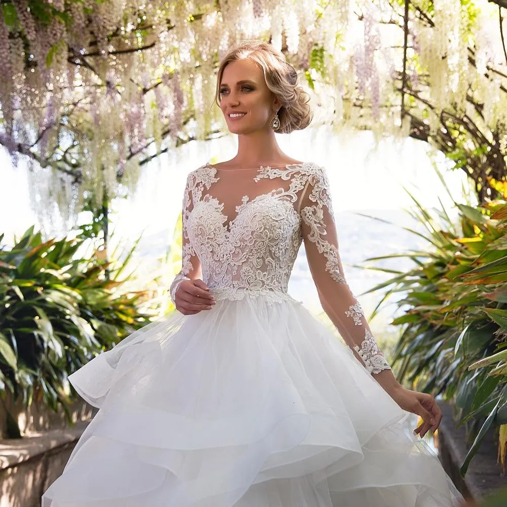 Royal Plunge Wedding Gown