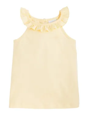 Ruffled Tank - Yellow