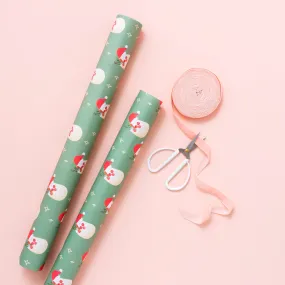 Santa Cocktail Gift Wrap | 3 Sheet Set