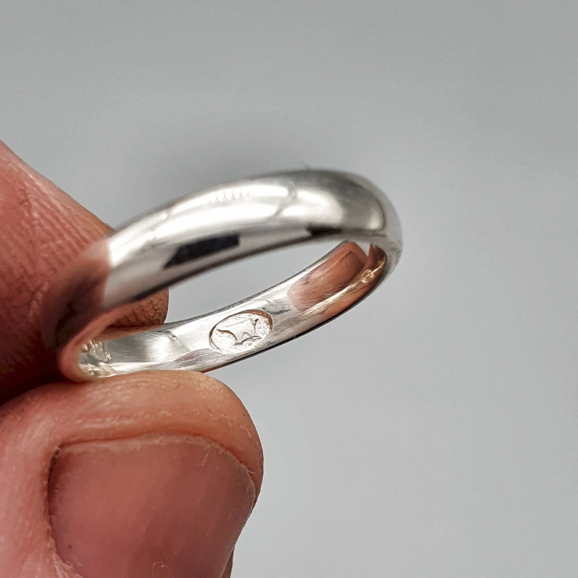 Secret Silver Gretna Wedding Ring