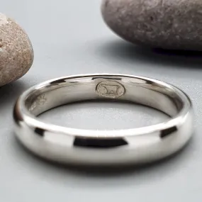 Secret Silver Gretna Wedding Ring