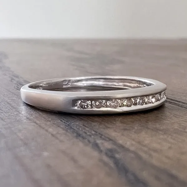 Vintage Diamond Wedding Band