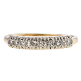 Vintage Diamond Wedding Band