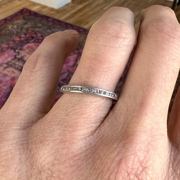 Vintage Diamond Wedding Band