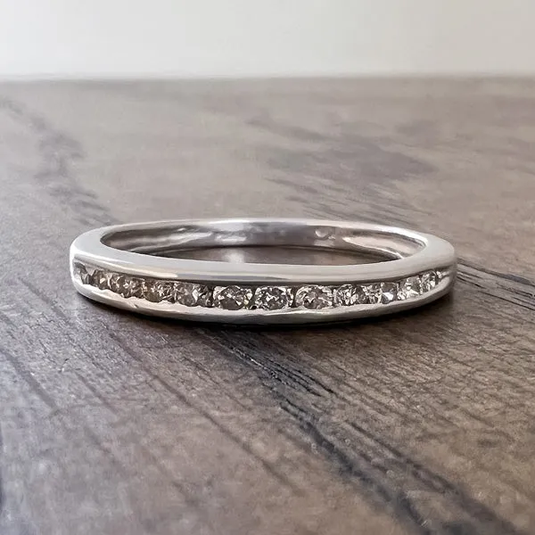 Vintage Diamond Wedding Band