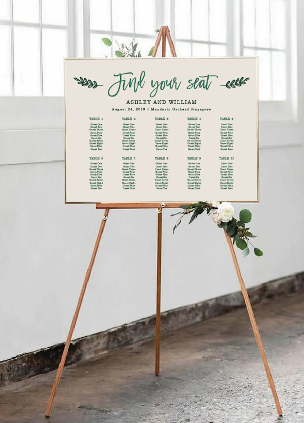 Wedding Seating Chart