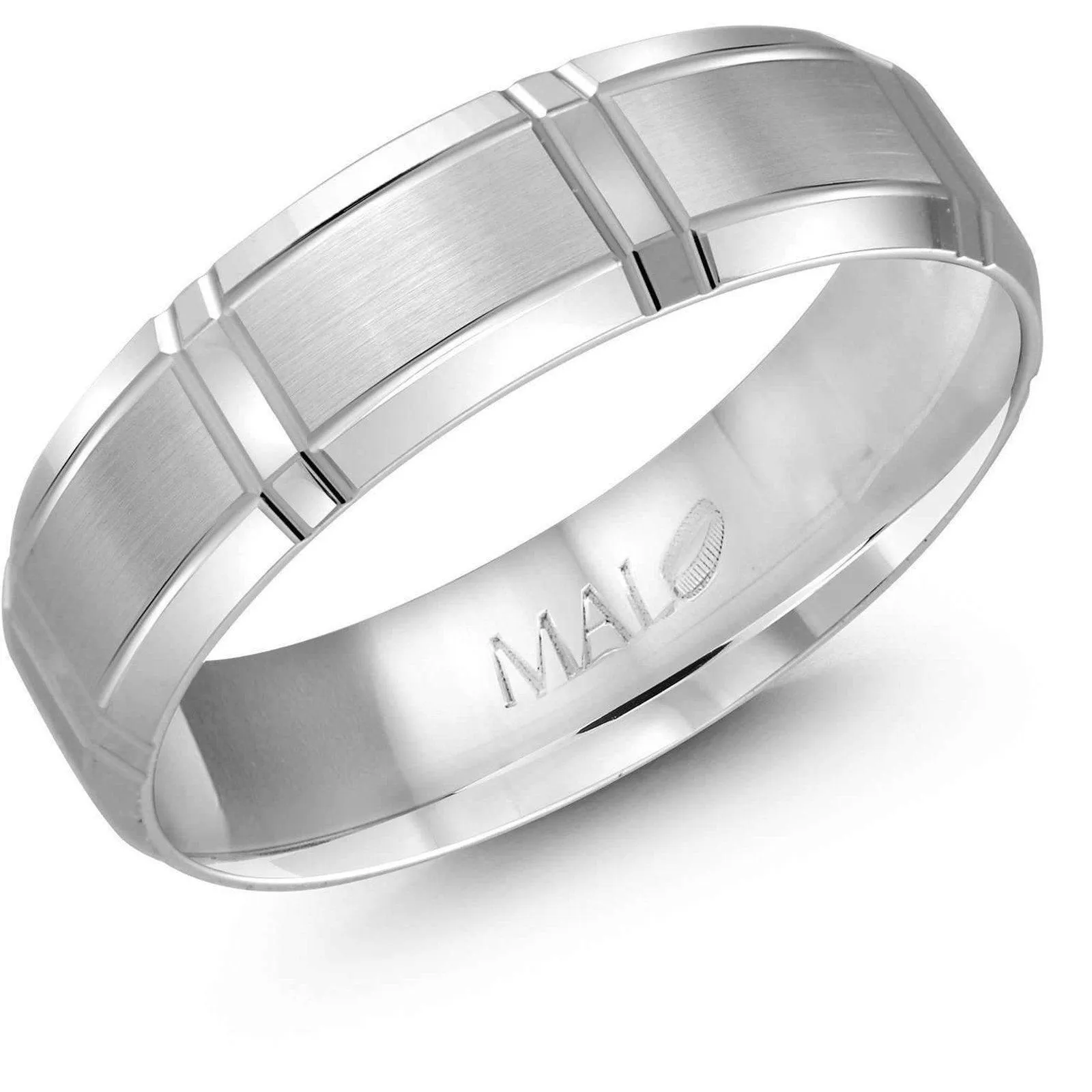 White Gold Wedding Band