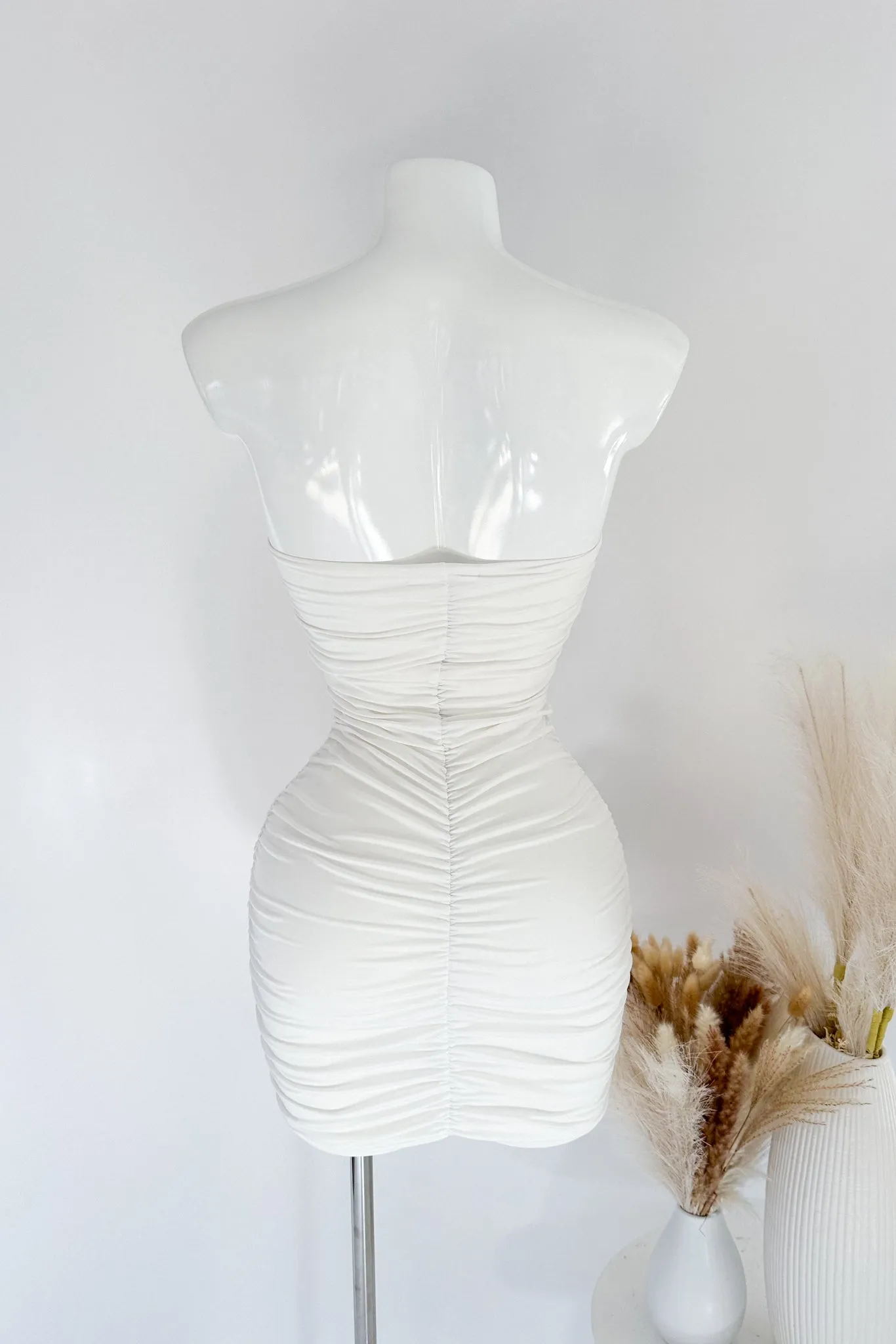 White Strapless Dress - Sample Sale