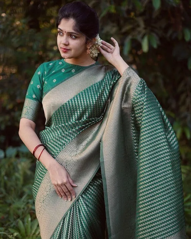 Women's Wedding Special Jacquard Saree